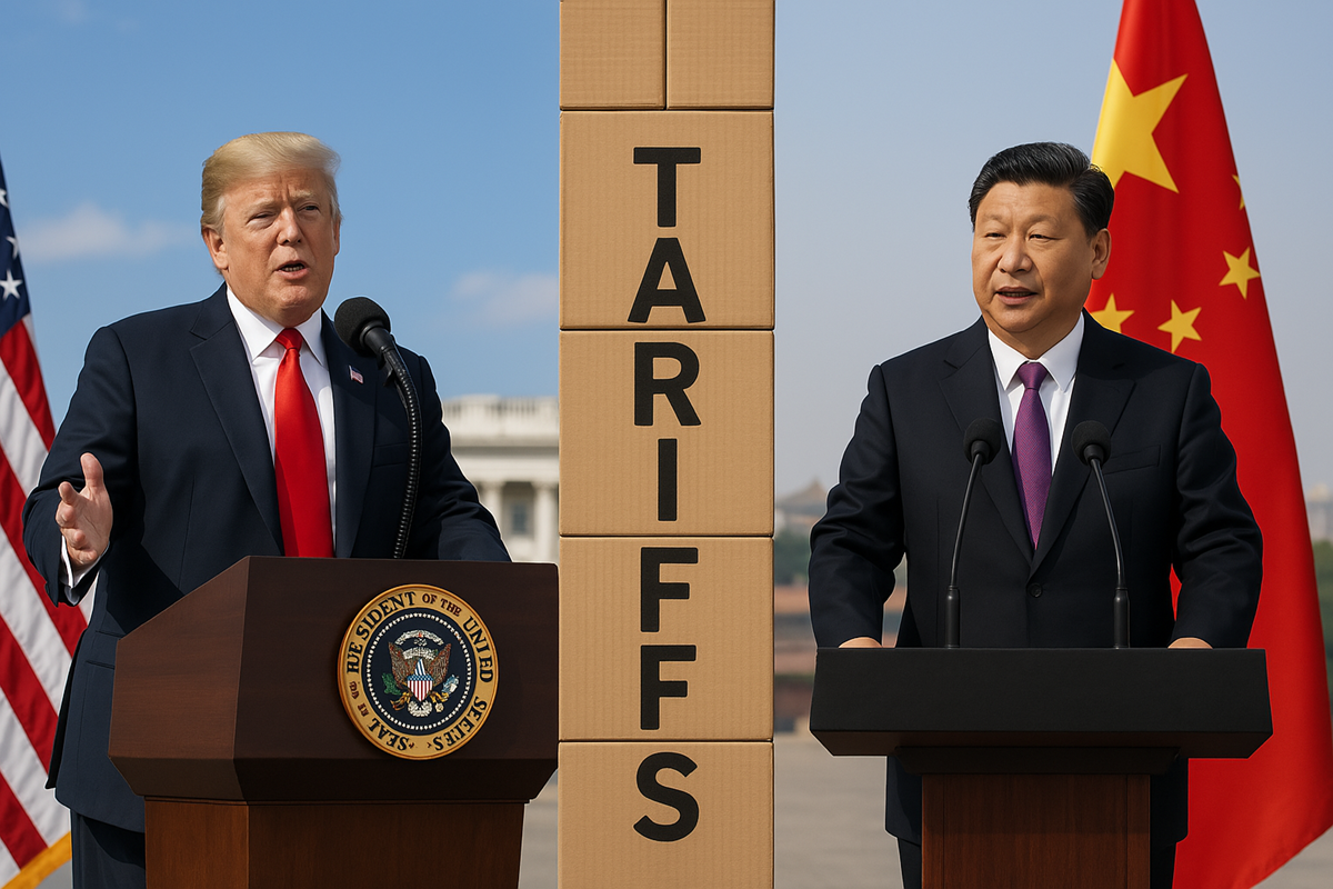 U.S. enacts sweeping 104% China tariff; supply chains brace for inflation, disruption, and realignment.